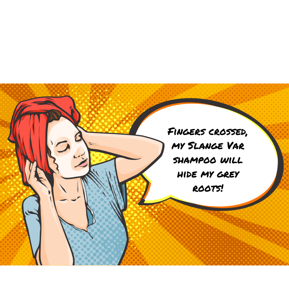 ‘Lovely drink, Sarah. Why are you serving it from a shampoo bottle?’